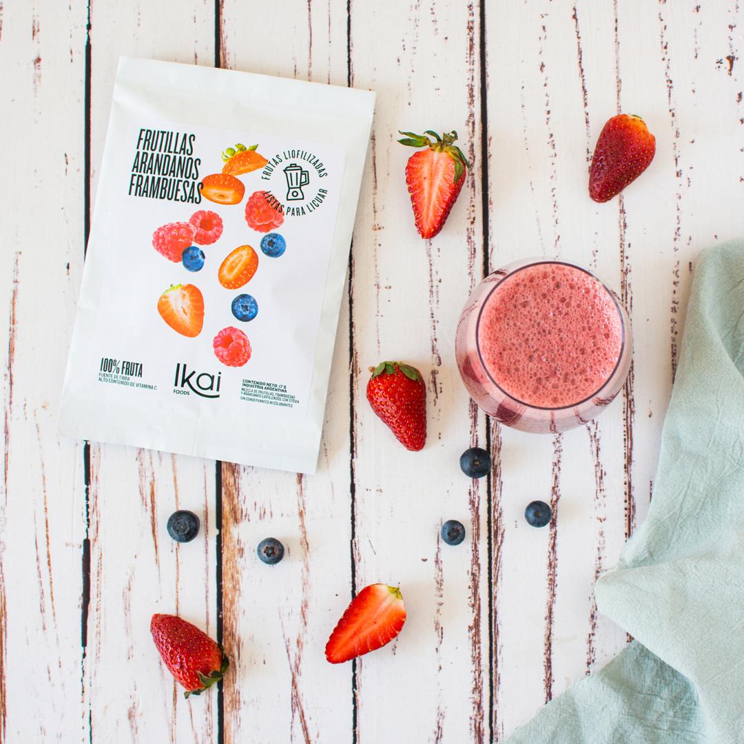 Blends de frutas liofilizadas para preparar licuados Negocios y Pymes